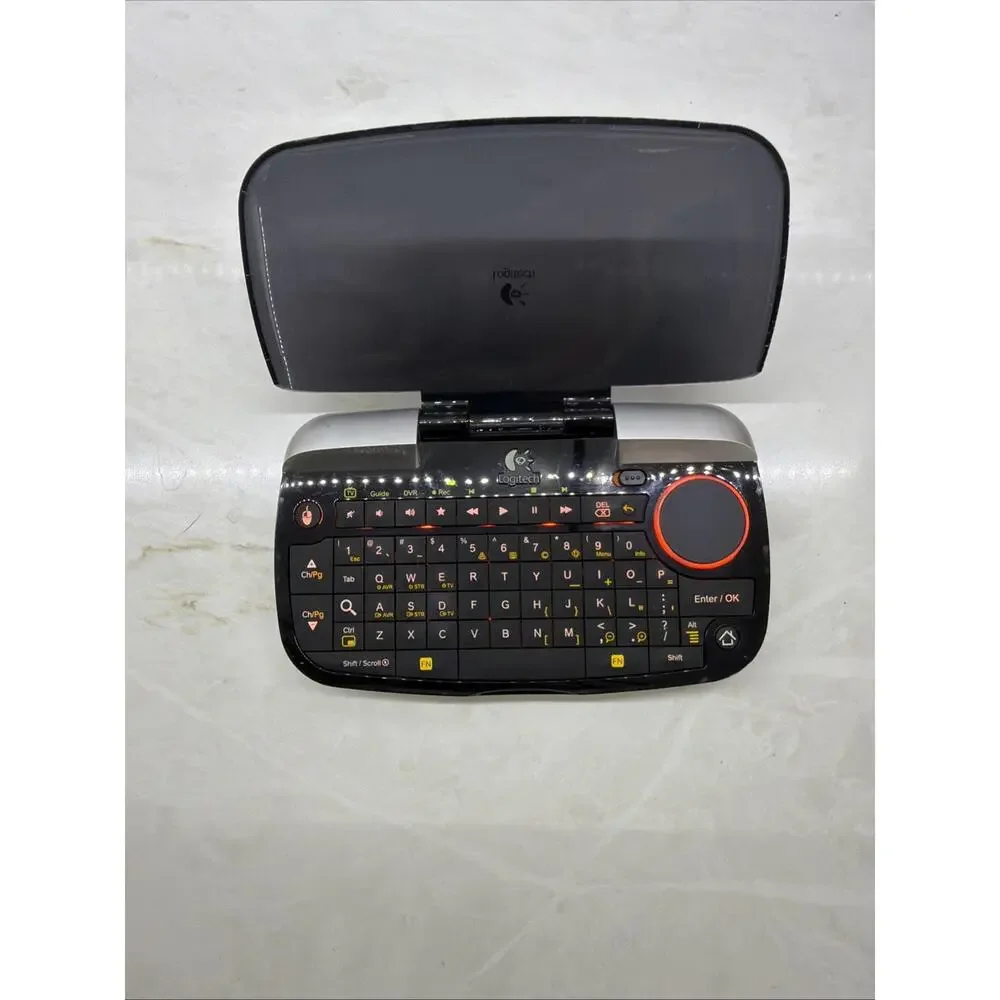 LOGITECH diNovo Mini Y-RBG93 Wireless Keyboard NO USB Dongle/Power Adapter Works